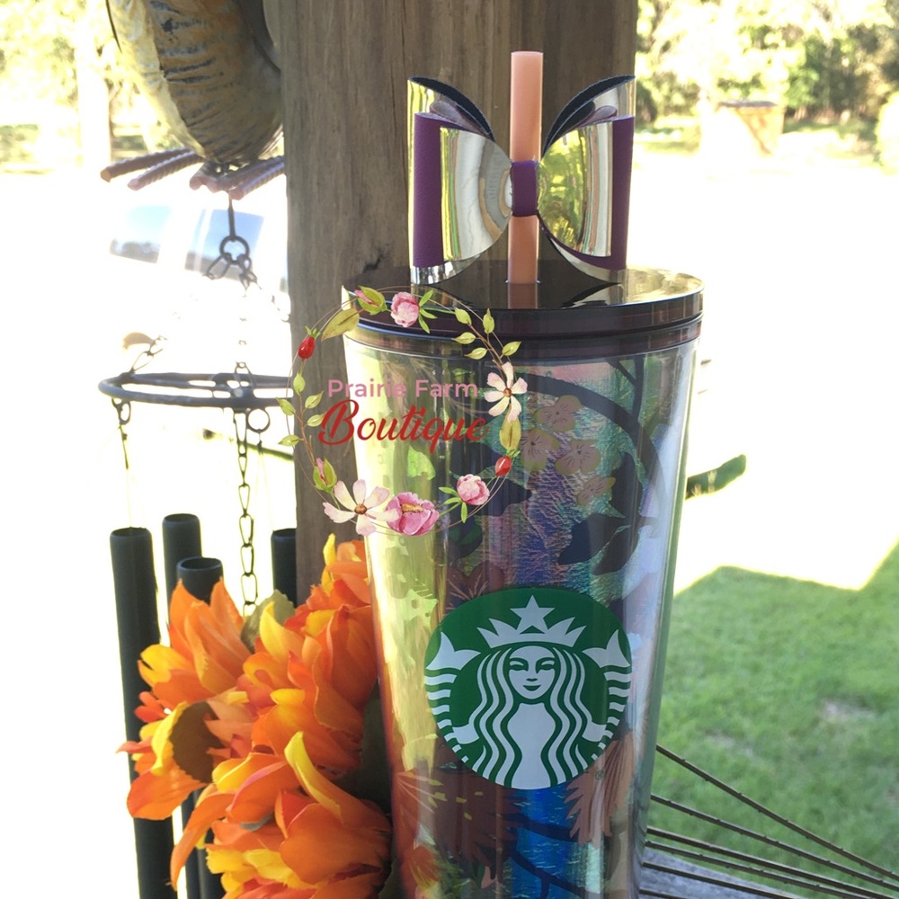 Fall Bow Straw Topper - Picture 4 of 5